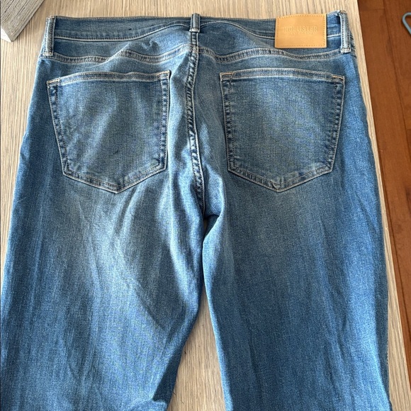 Hollister Skinny Jeans Men’s 33x32 Medium Wash Distressed Denim - Picture 5 of 8